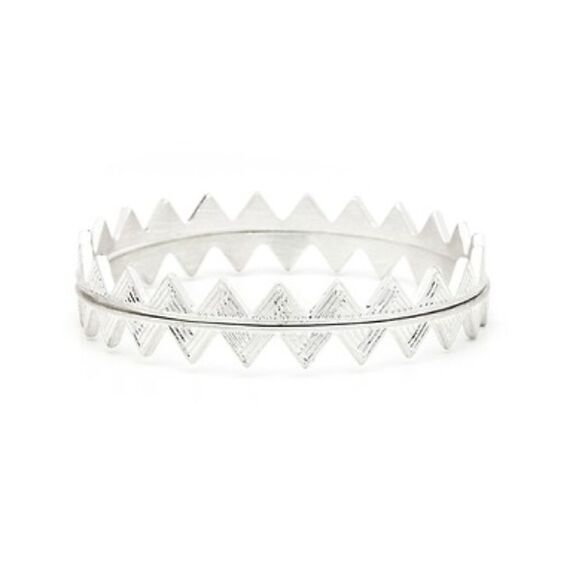 Silver Bangle Set   - Picture 2 of 3